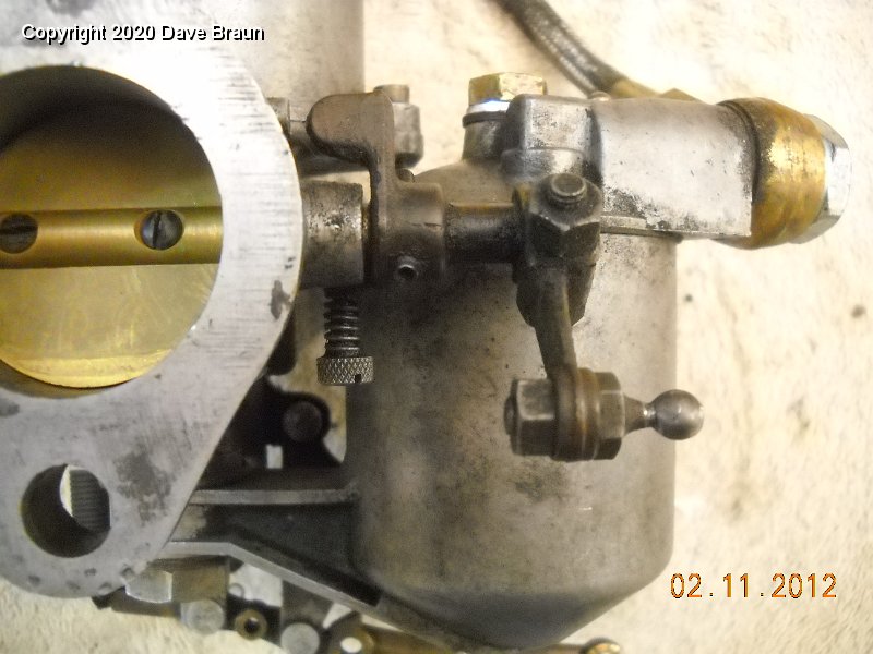 SU Carburetor Restorations/MG TD Judson H4 1202/Dissassembly/Throttle